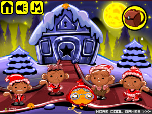 Игра Счастливая Обезьянка 796: Рождественское Печенье (Monkey GO Happy Stage 796: The christmas cookie bake off Theme) — играть онлайн бесплатно (изображение №2)