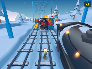 Игра Сабвей Серф: Северный Полюс (Subway Surfers: World Tour North Pole) — играть онлайн бесплатно (изображение №4)