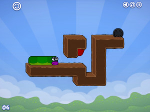 Игра Яблочный Червь (Apple Worm) — играть онлайн бесплатно (изображение №2)