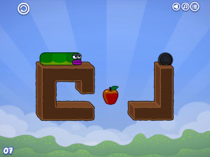 Игра Яблочный Червь (Apple Worm) — играть онлайн бесплатно (изображение №5)