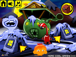 Игра Счастливая Обезьянка 797: Шаткий Мир — Глава 6 (Monkey GO Happy Stage 797: Wobbly World — Chapter 6) — играть онлайн бесплатно (изображение №2)