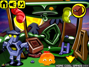 Игра Счастливая Обезьянка 797: Шаткий Мир — Глава 6 (Monkey GO Happy Stage 797: Wobbly World — Chapter 6) — играть онлайн бесплатно (изображение №6)