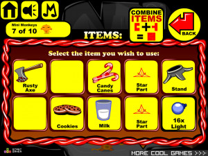 Игра Счастливая Обезьянка 798: Надоедливый Кролик Празднует Рождество (Monkey GO Happy Stage 798: Pesky the Rabbit Celebrates Christmas) — играть онлайн бесплатно (изображение №4)