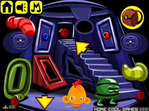 Игра Счастливая Обезьянка 801: Шаткий Мир — Глава 8 (Monkey GO Happy Stage 801: Wobbly World — Chapter 8) — играть онлайн бесплатно (изображение №4)