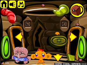 Игра Счастливая Обезьянка 805: Шаткий Мир — Глава 10 (Monkey GO Happy Stage 805: Wobbly World — Chapter 10) — играть онлайн бесплатно (изображение №3)