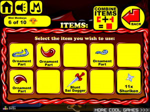 Игра Счастливая Обезьянка 806: Котята-ниндзя (Monkey GO Happy Stage 806: Ninja Kittens / Furry Fury Theme) — играть онлайн бесплатно (изображение №4)