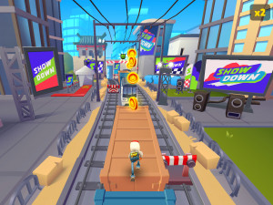 Игра Сабвей Серф: Шэньчжэньские Разборки (Subway Surfers: World Tour Shenzhen Showdown) — играть онлайн бесплатно (изображение №3)