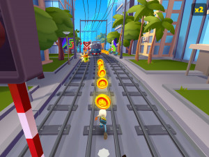 Игра Сабвей Серф: Шэньчжэньские Разборки (Subway Surfers: World Tour Shenzhen Showdown) — играть онлайн бесплатно (изображение №5)