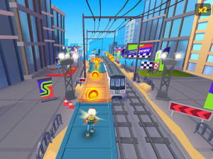 Игра Сабвей Серф: Шэньчжэньские Разборки (Subway Surfers: World Tour Shenzhen Showdown) — играть онлайн бесплатно (изображение №8)