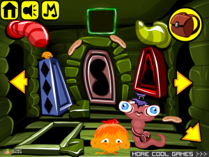 Игра Счастливая Обезьянка 807: Шаткий Мир — Глава 11 (Monkey GO Happy Stage 807: Wobbly World — Chapter 11) — играть онлайн бесплатно (изображение №3)