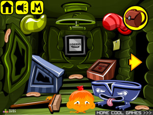 Игра Счастливая Обезьянка 807: Шаткий Мир — Глава 11 (Monkey GO Happy Stage 807: Wobbly World — Chapter 11) — играть онлайн бесплатно (изображение №5)