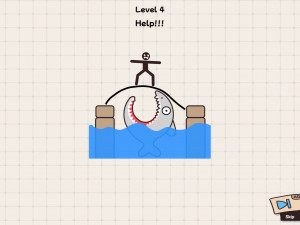 Игра Нарисуй и Спаси Стикмена (Draw and Save Stickman) — играть онлайн бесплатно (изображение №3)