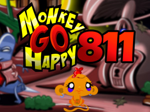 Игра Счастливая Обезьянка 811: Динозавры — Глава 2 (Monkey GO Happy Stage 811: Dinosaurs — Chapter 2) — играть онлайн бесплатно (изображение №1)