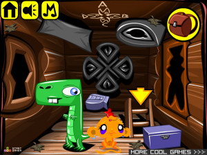 Игра Счастливая Обезьянка 811: Динозавры — Глава 2 (Monkey GO Happy Stage 811: Dinosaurs — Chapter 2) — играть онлайн бесплатно (изображение №4)