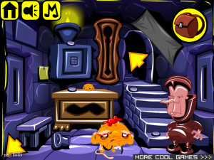 Игра Счастливая Обезьянка 813: Динозавры — Глава 3 (Monkey GO Happy Stage 813: Dinosaurs — Chapter 3) — играть онлайн бесплатно (изображение №3)