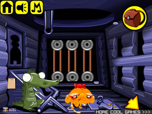 Игра Счастливая Обезьянка 813: Динозавры — Глава 3 (Monkey GO Happy Stage 813: Dinosaurs — Chapter 3) — играть онлайн бесплатно (изображение №5)