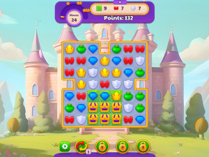 Игра Короли и Королевы: Три в Ряд (Kings and Queens Match) — играть онлайн бесплатно (изображение №4)