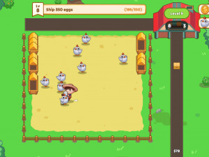 Игра Куриная Ферма (Chicky Farm) — играть онлайн бесплатно (изображение №3)