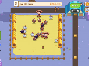 Игра Куриная Ферма (Chicky Farm) — играть онлайн бесплатно (изображение №5)