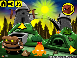 Игра Счастливая Обезьянка 815: Динозавры — Глава 4 (Monkey GO Happy Stage 815: Dinosaurs — Chapter 4) — играть онлайн бесплатно (изображение №2)