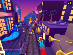 Игра Сабвей Серф: Вегас Квинс (Subway Surfers: World Tour Vegas Queens) — играть онлайн бесплатно (изображение №3)