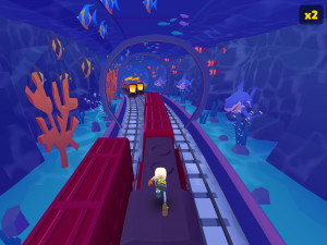 Игра Сабвей Серф: Вегас Квинс (Subway Surfers: World Tour Vegas Queens) — играть онлайн бесплатно (изображение №4)