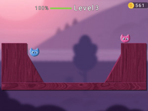 Игра Любовь Кошки Веревка (Love Cats Rope) — играть онлайн бесплатно (изображение №2)