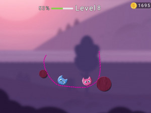 Игра Любовь Кошки Веревка (Love Cats Rope) — играть онлайн бесплатно (изображение №4)
