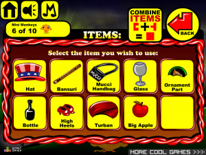 Игра Счастливая Обезьянка 820: Смурфики по Всему Миру (Monkey GO Happy Stage 820: Smurfing Around the World theme:Global adventure, different cultures and traditions) — играть онлайн бесплатно (изображение №4)