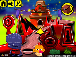 Игра Счастливая Обезьянка 821: Выпустите Седьмого Динозавра — Глава 7 (Monkey GO Happy Stage 821: Release the Seventh Dinosaur — Chapter 7) — играть онлайн бесплатно (изображение №2)