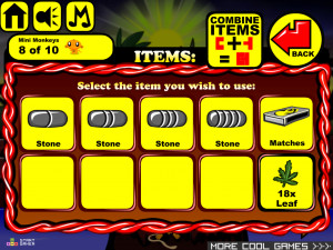 Игра Счастливая Обезьянка 822: Обезьяна Боб Марли Ищет Красноклювого Серпохвоста (Monkey GO Happy Stage 822: Monkey Bob Marley search for the red-billed streamer tail( bird of Jamaica) theme) — играть онлайн бесплатно (изображение №5)