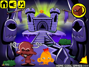 Игра Счастливая Обезьянка 823: Выпустите Восьмого Динозавра — Глава 8 (Monkey GO Happy Stage 823: Release the Eighth Dinosaur — Chapter 8) — играть онлайн бесплатно (изображение №2)