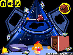 Игра Счастливая Обезьянка 824: Покемон-Волшебник (Monkey GO Happy Stage 824: Pokemon Magician theme) — играть онлайн бесплатно (изображение №3)