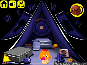 Игра Счастливая Обезьянка 826: Обезьянки Отправляются в Поход  (Monkey GO Happy Stage 826: Monkey GO Camping Theme) — играть онлайн бесплатно (изображение №3)