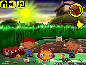 Игра Счастливая Обезьянка 834: Навстречу Весне с Новым Огородом (Monkey GO Happy Stage 834: Monkey springing into Spring with a new garden theme) — играть онлайн бесплатно (изображение №2)