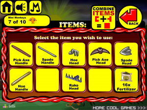 Игра Счастливая Обезьянка 834: Навстречу Весне с Новым Огородом (Monkey GO Happy Stage 834: Monkey springing into Spring with a new garden theme) — играть онлайн бесплатно (изображение №4)