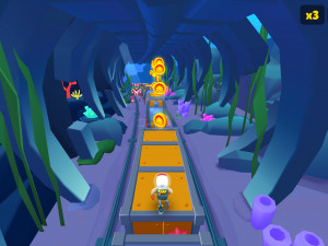 Игра Сабвей Серф: Под Водой (Subway Surfers World Tour: Underwater) — играть онлайн бесплатно (изображение №2)