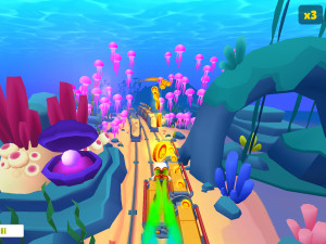 Игра Сабвей Серф: Под Водой (Subway Surfers World Tour: Underwater) — играть онлайн бесплатно (изображение №3)