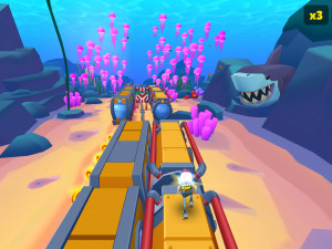 Игра Сабвей Серф: Под Водой (Subway Surfers World Tour: Underwater) — играть онлайн бесплатно (изображение №6)