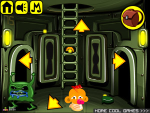 Игра Счастливая Обезьянка 835:Космические Корабли — Глава 4 (Monkey GO Happy Stage 835: Starhips — Chapter 4) — играть онлайн бесплатно (изображение №3)