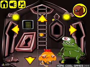 Игра Счастливая Обезьянка 837:Космические Корабли — Глава 5 (Monkey GO Happy Stage 837: Starhips — Chapter 5) — играть онлайн бесплатно (изображение №3)