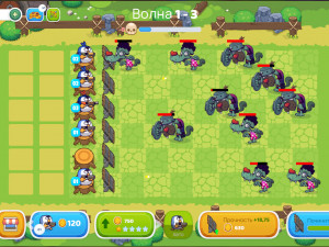 Игра Куриные Войны: Объединить Оружие (Chicken Wars Merge Guns) — играть онлайн бесплатно (изображение №3)
