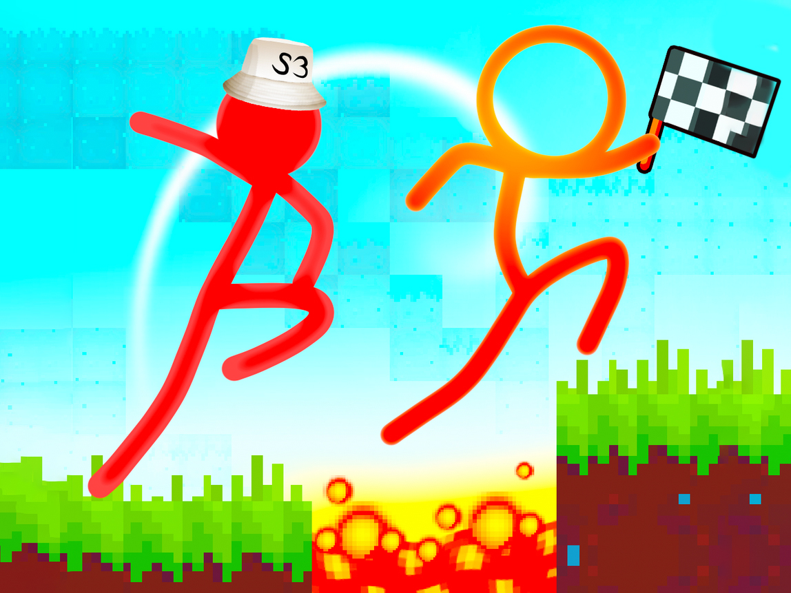 Игра Стикмен Паркур 3 (Stickman Parkour 3) — играть онлайн бесплатно