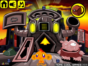 Игра Счастливая Обезьянка 847:Космические Корабли — Глава 10 (Monkey GO Happy Stage 847: Starhips — Chapter 10) — играть онлайн бесплатно (изображение №2)