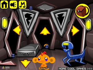 Игра Счастливая Обезьянка 847:Космические Корабли — Глава 10 (Monkey GO Happy Stage 847: Starhips — Chapter 10) — играть онлайн бесплатно (изображение №3)