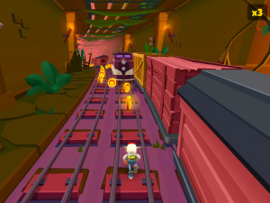 Игра Сабвей Серф: Голливуд (Subway Surfers World Tour: Hollywood) — играть онлайн бесплатно (изображение №3)