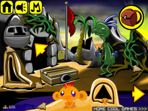 Игра Счастливая Обезьянка 849: Острова — Глава 1 (Monkey GO Happy Stage 849: Islands — Chapter 1) — играть онлайн бесплатно (изображение №3)