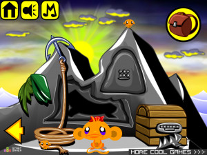 Игра Счастливая Обезьянка 850: Капитан Ахава и Моби Дик (Monkey GO Happy Stage 850: Word Cup Monkey Ahab hunting the Moby Dick theme) — играть онлайн бесплатно (изображение №3)