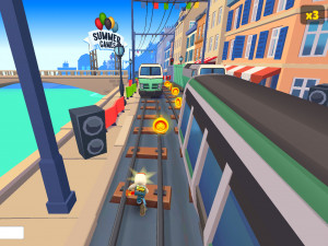 Игра Сабвей Серф: Летние Игры в Париже (Subway Surfers World Tour: Paris Summer Games) — играть онлайн бесплатно (изображение №3)