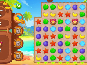 Игра Тропический Три в Ряд (Tropical Match) — играть онлайн бесплатно (изображение №6)